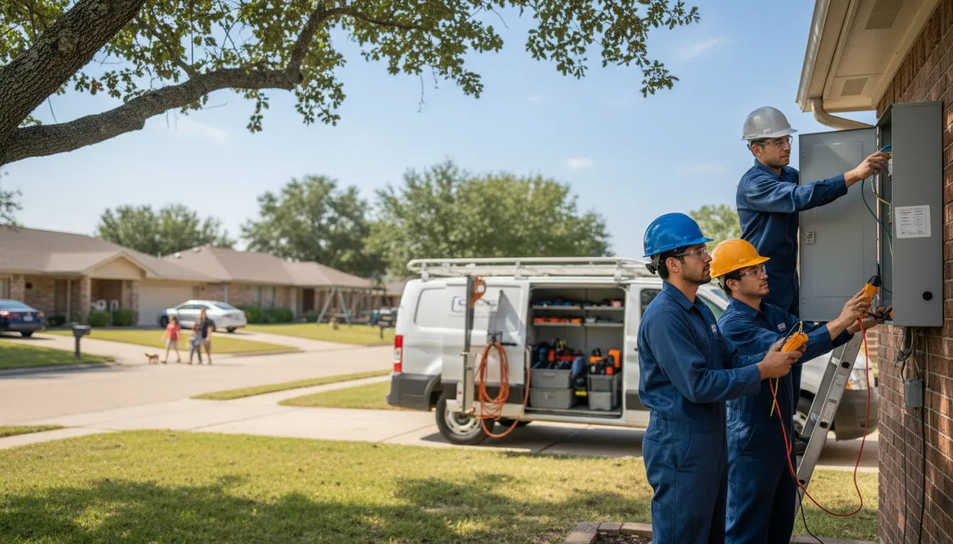 Certified electrician providing emergency electrical services in Sobieski, WI
